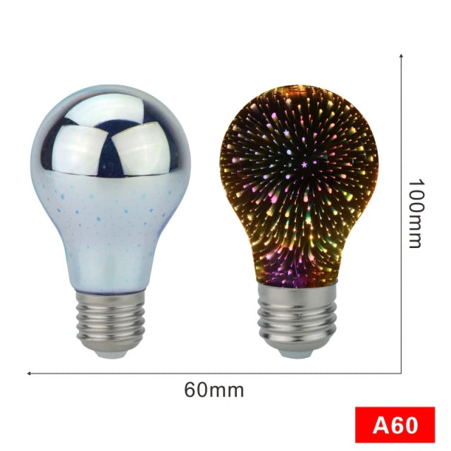 3D Decoration Holiday Lights Bulb