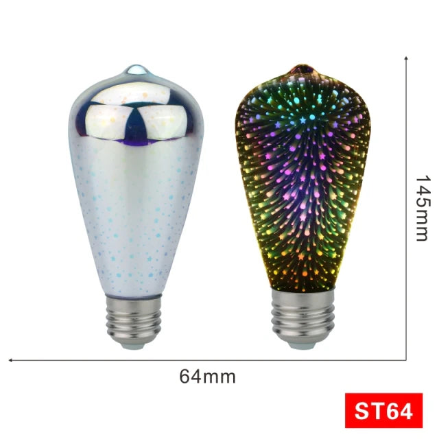 3D Decoration Holiday Lights Bulb