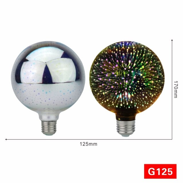 3D Decoration Holiday Lights Bulb