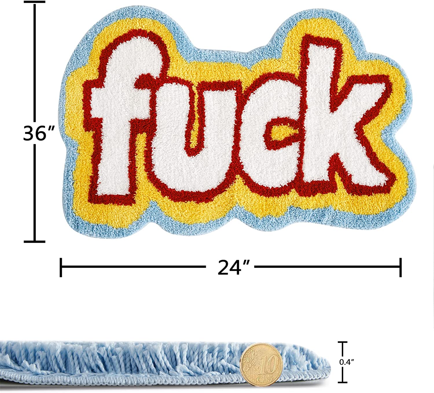 Fuck Funky Cool Rug (2' x 3')