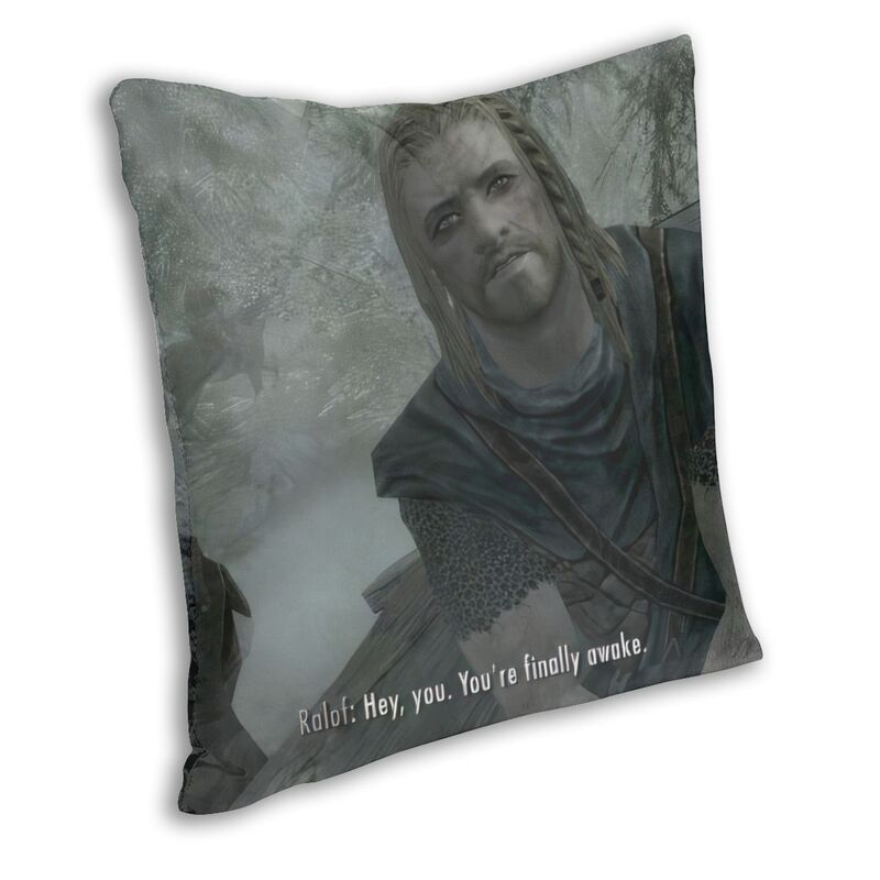 Hey You You're Finally Awake Pillow cushion