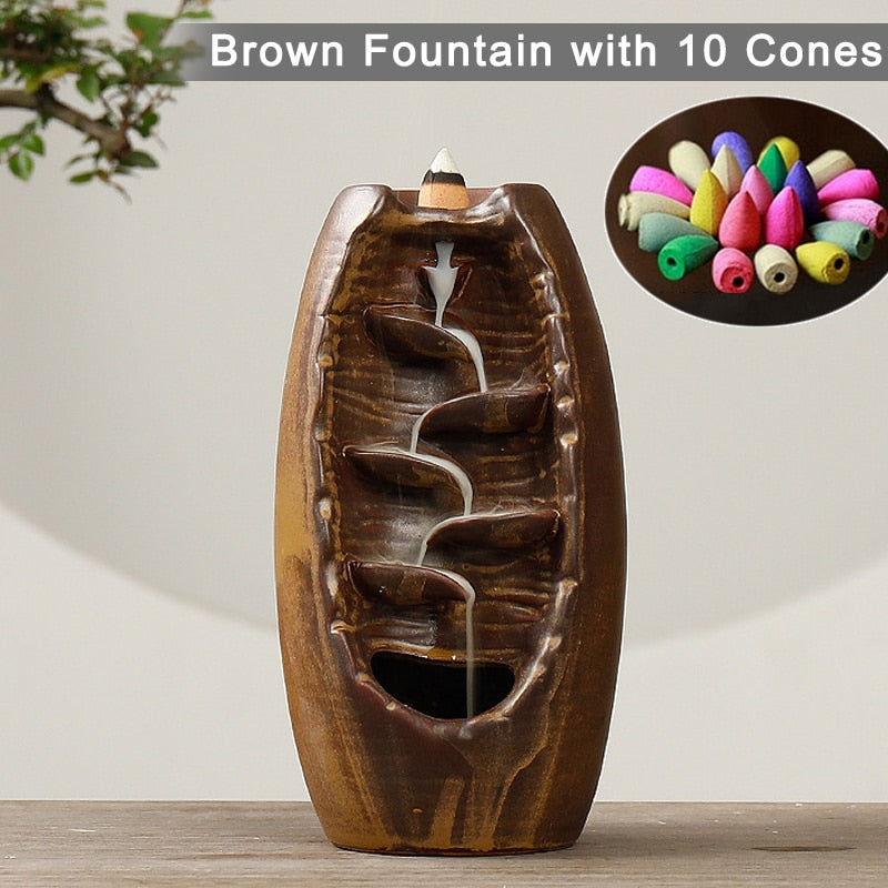 Incense Waterfall Smoke Burner