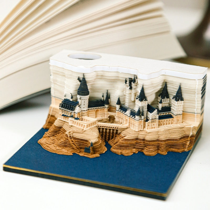 3D Memo Pads Paper Art