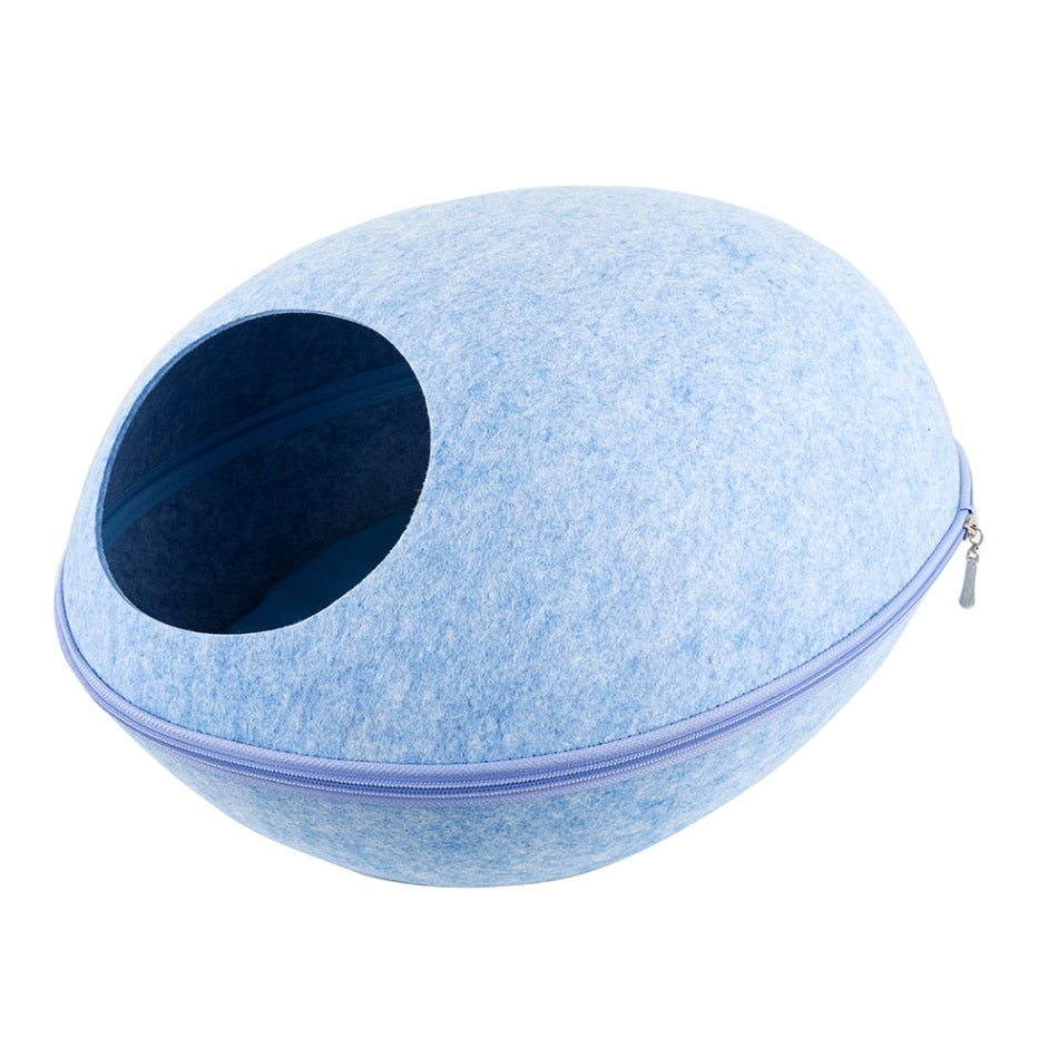 Felt Egg Shaped Pet Bed