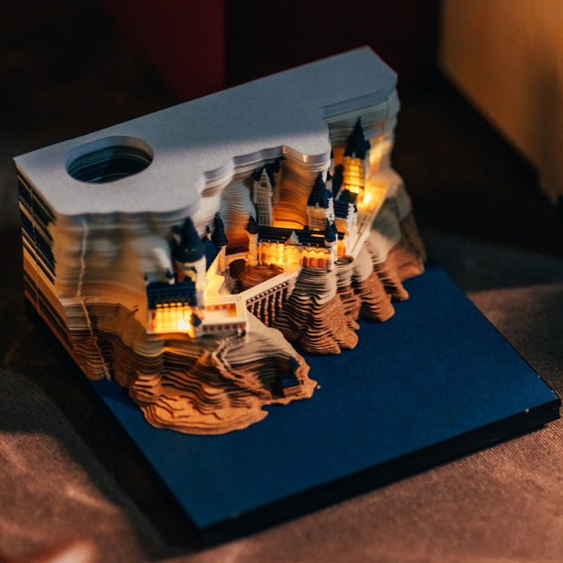 3D Memo Pads Paper Art