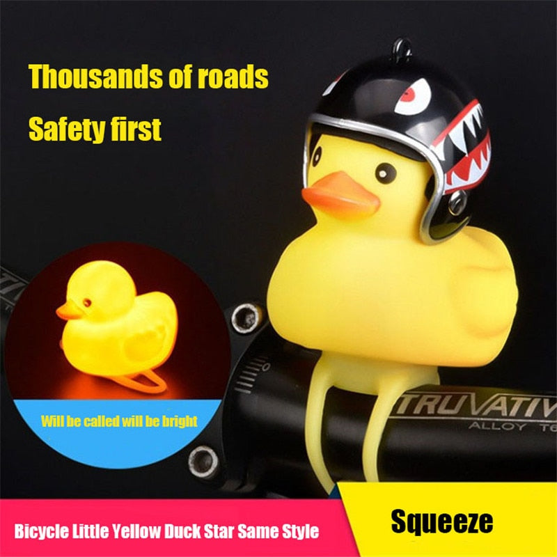 Yellow Rubber Duckie And Helmet