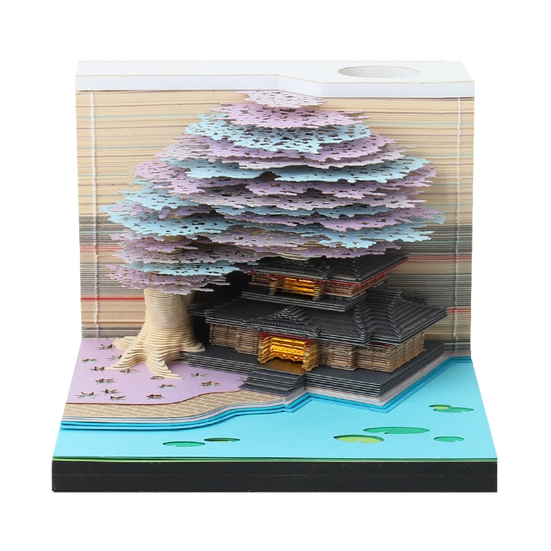 3D Memo Pads Paper Art