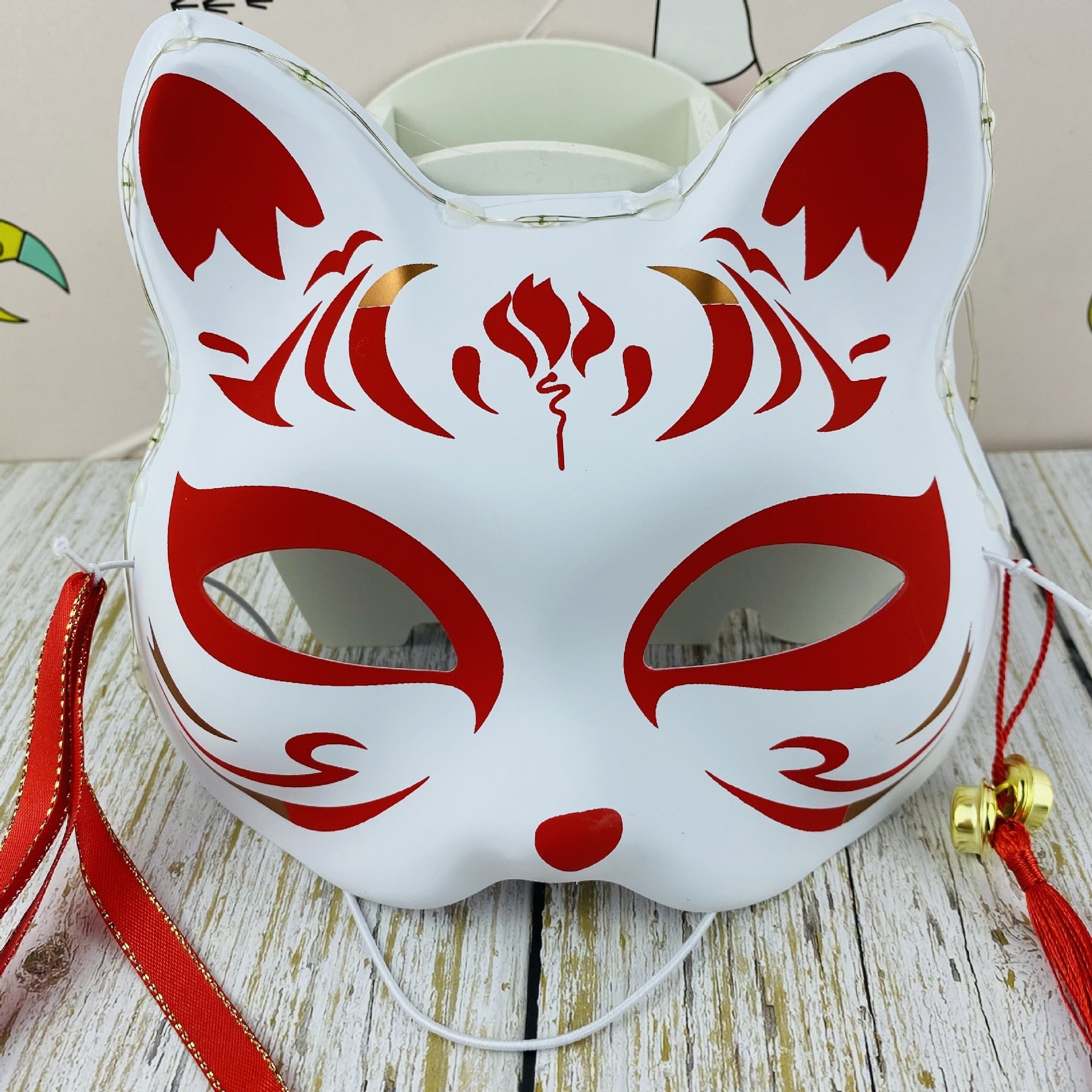 Japanese Halloween Cat Fox Mask