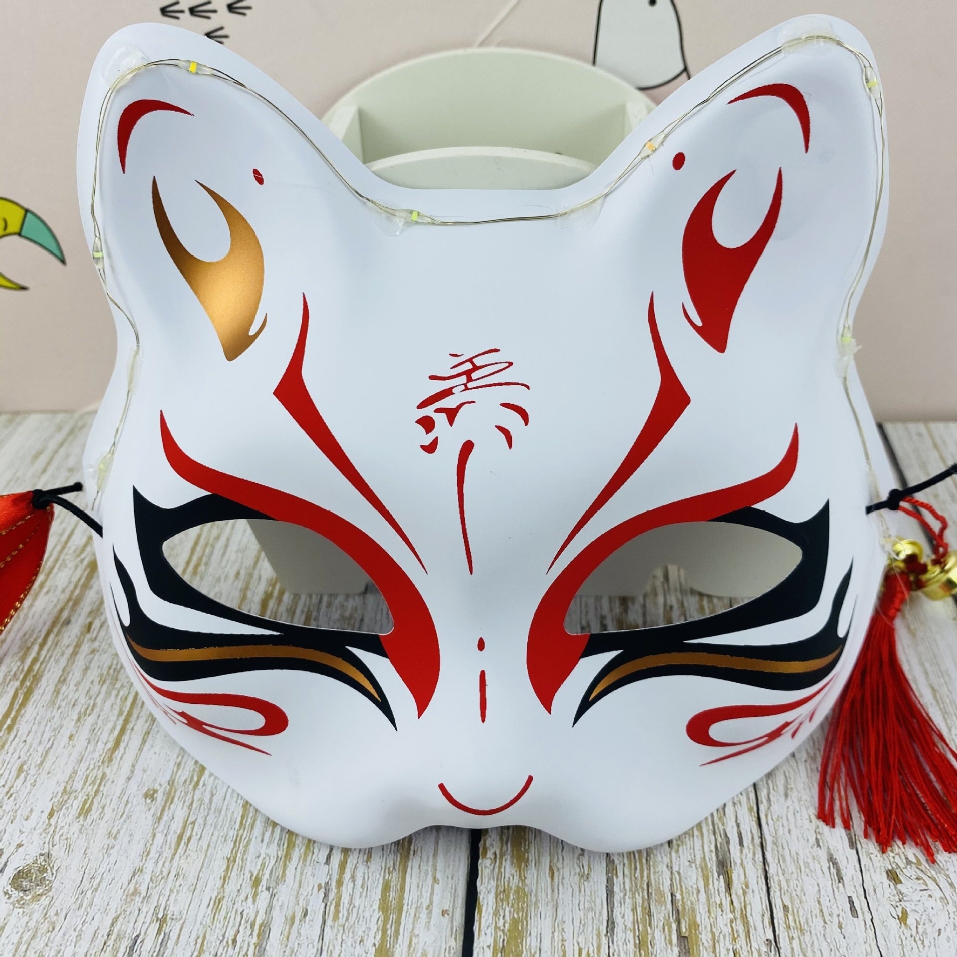 Japanese Halloween Cat Fox Mask