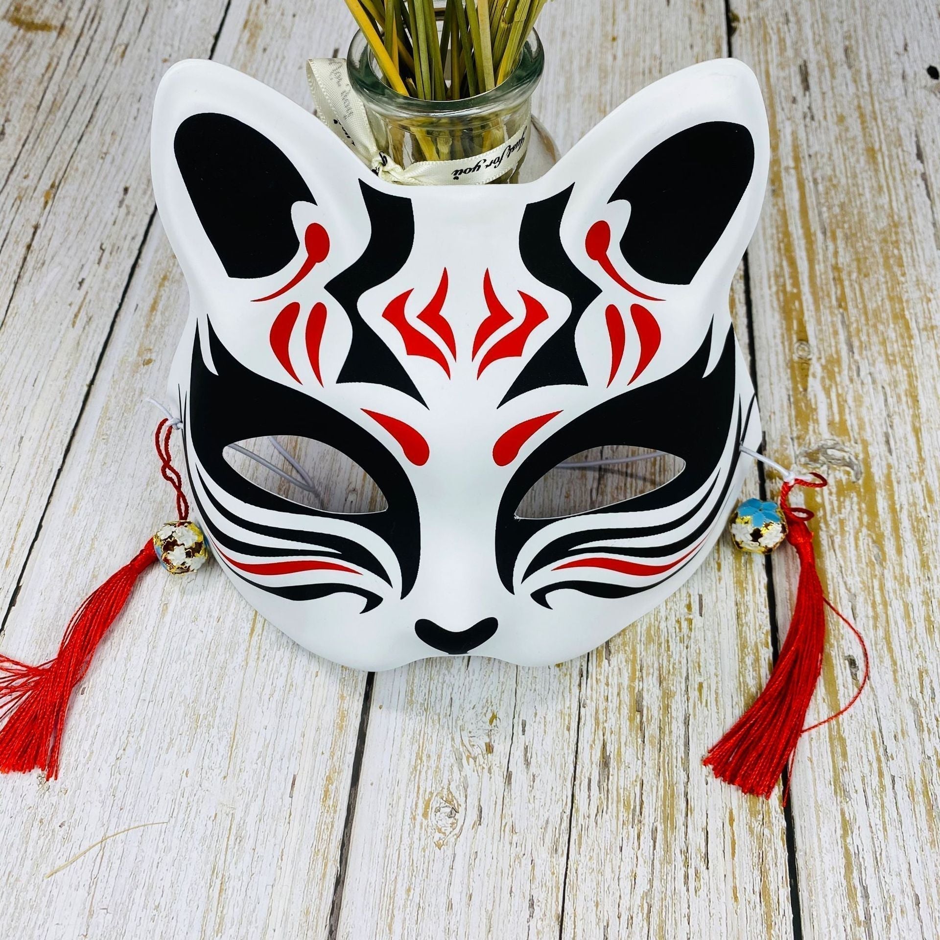 Japanese Halloween Cat Fox Mask