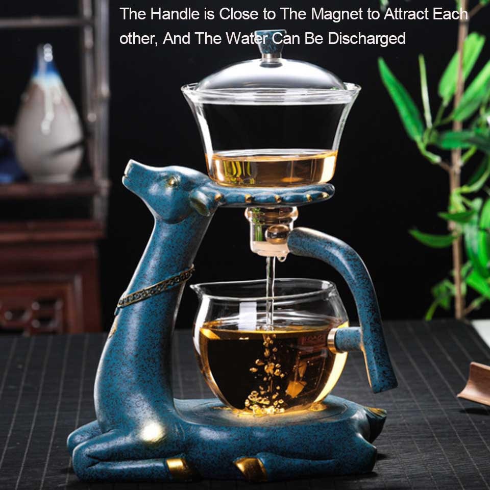 Deer Glass Kettle Tea Pot set