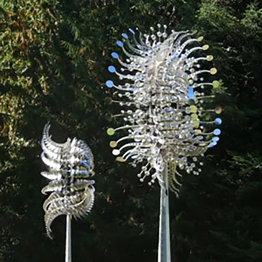 kinetic sculpture & Magical Metal Windmill