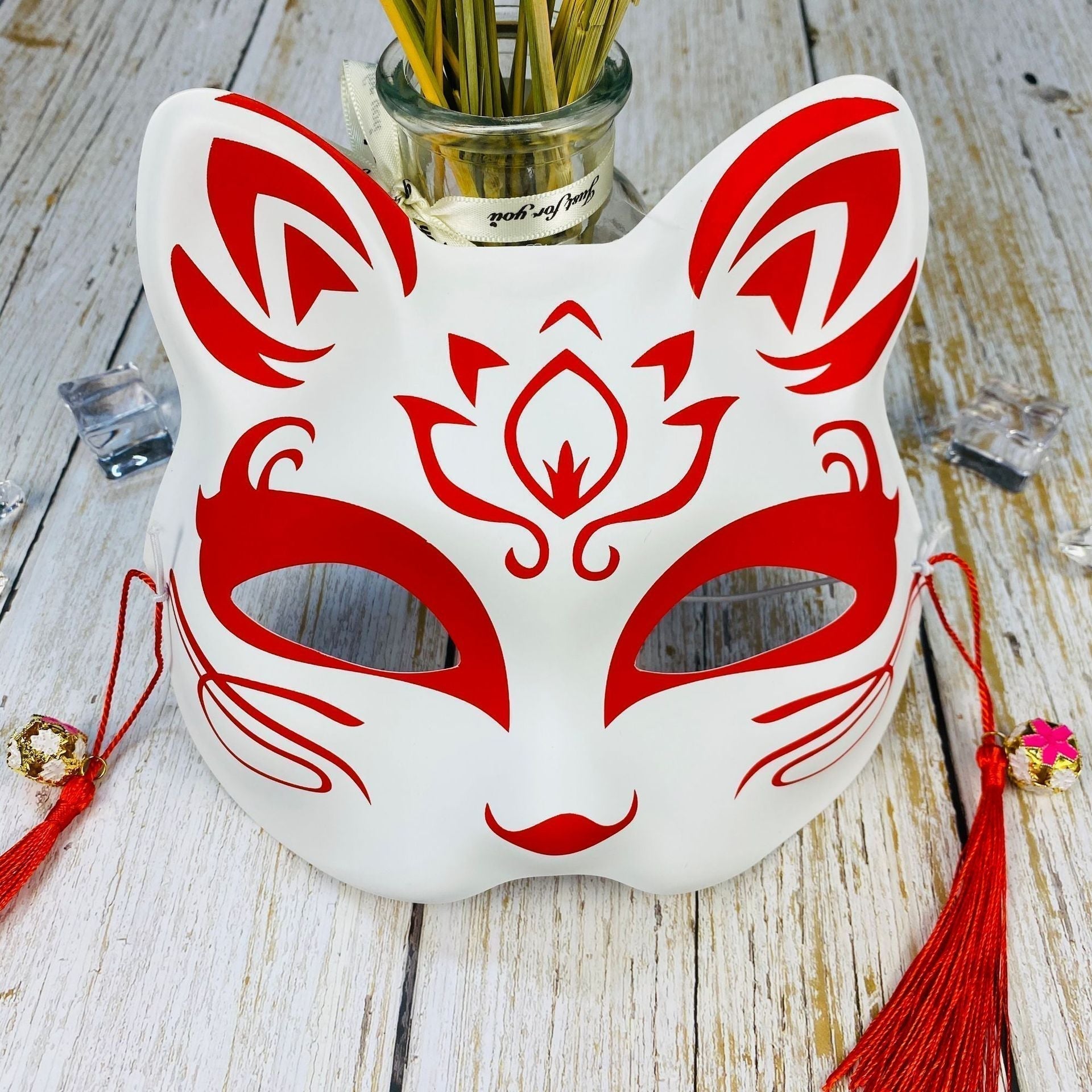 Japanese Halloween Cat Fox Mask