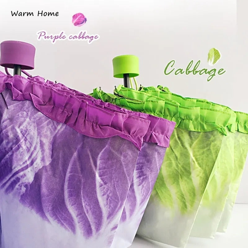 Creative Folding Cabbage Umbrella