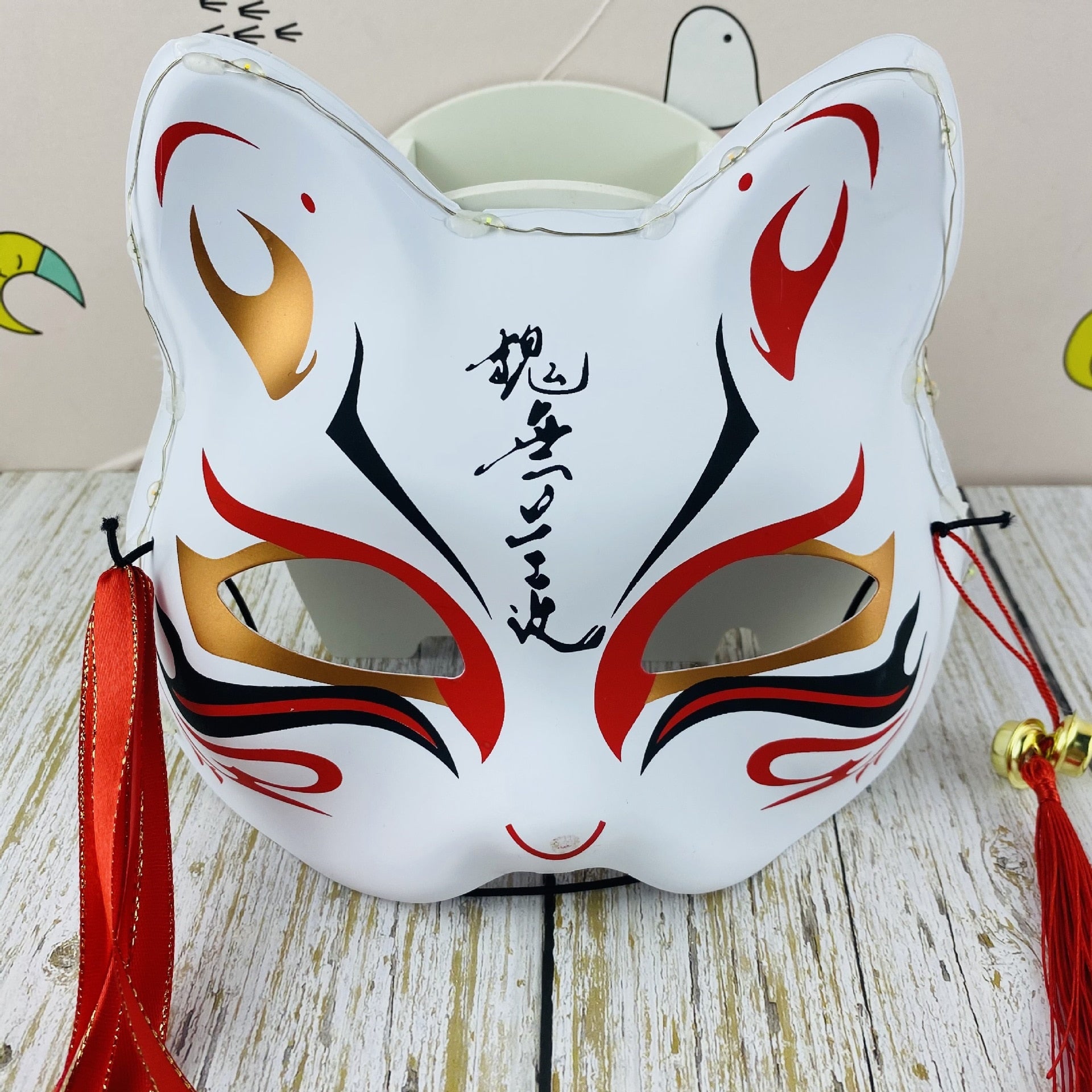 Japanese Halloween Cat Fox Mask