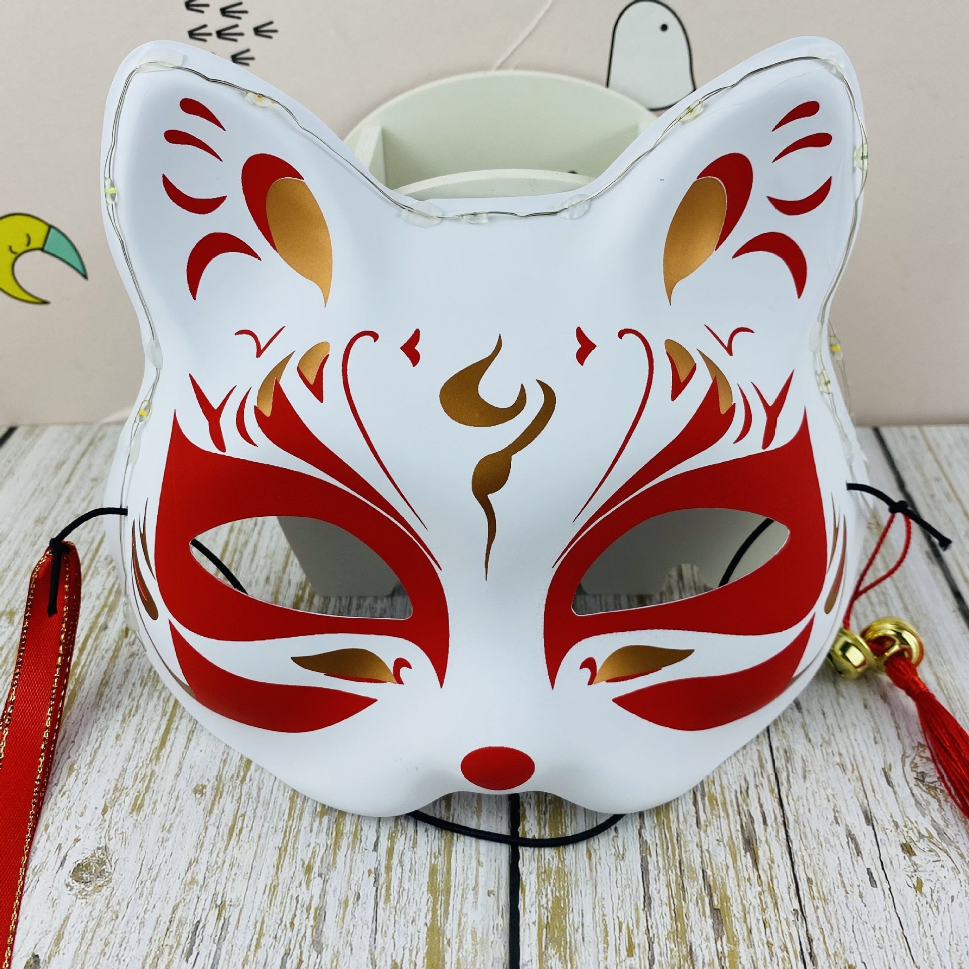 Japanese Halloween Cat Fox Mask