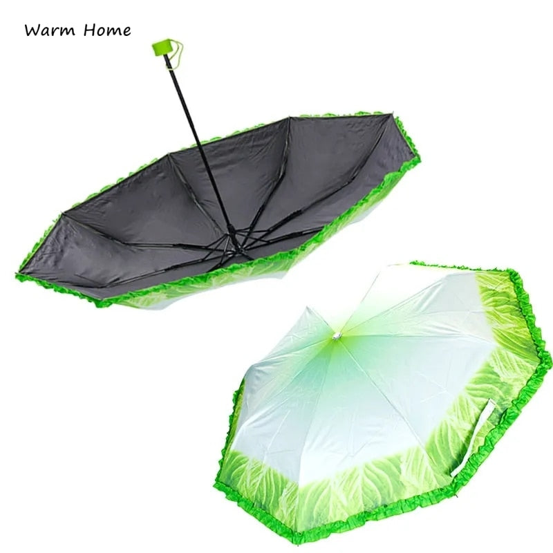 Creative Folding Cabbage Umbrella