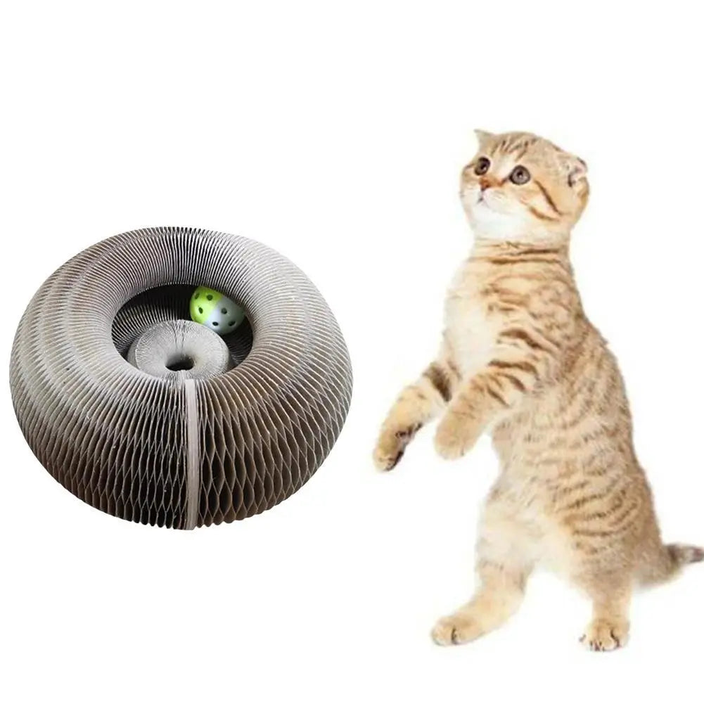 Magic Organ Foldable Cat Scratch Board Toy