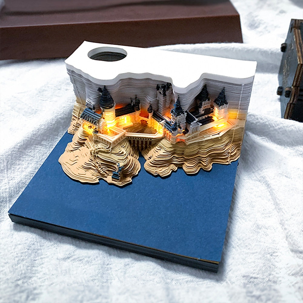 3D Memo Pads Paper Art