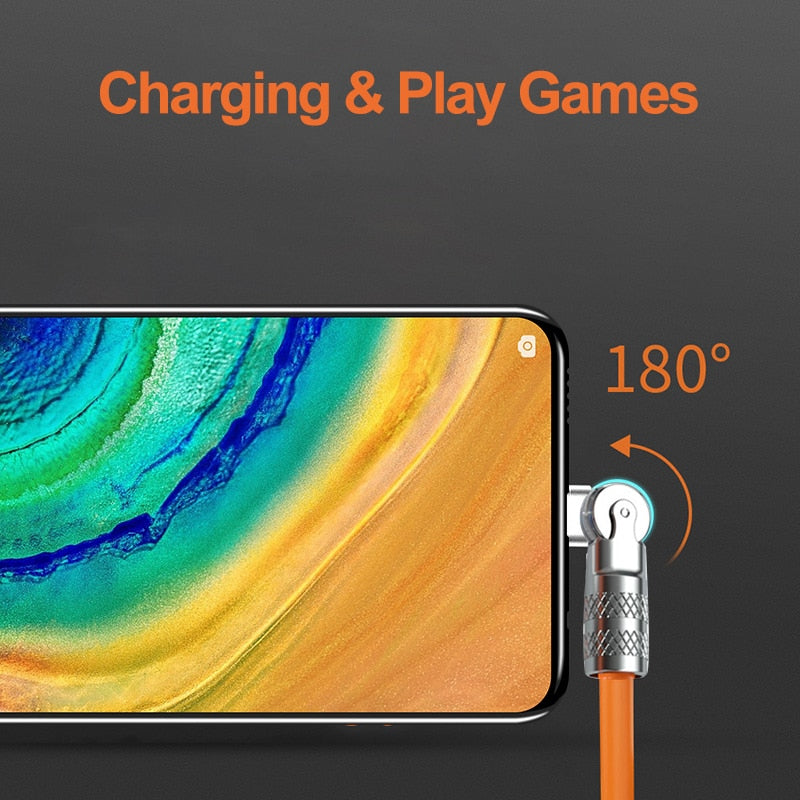 180° Rotating Super Fast Charge Cable