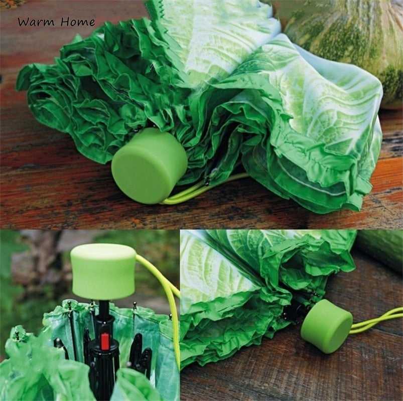 Creative Folding Cabbage Umbrella