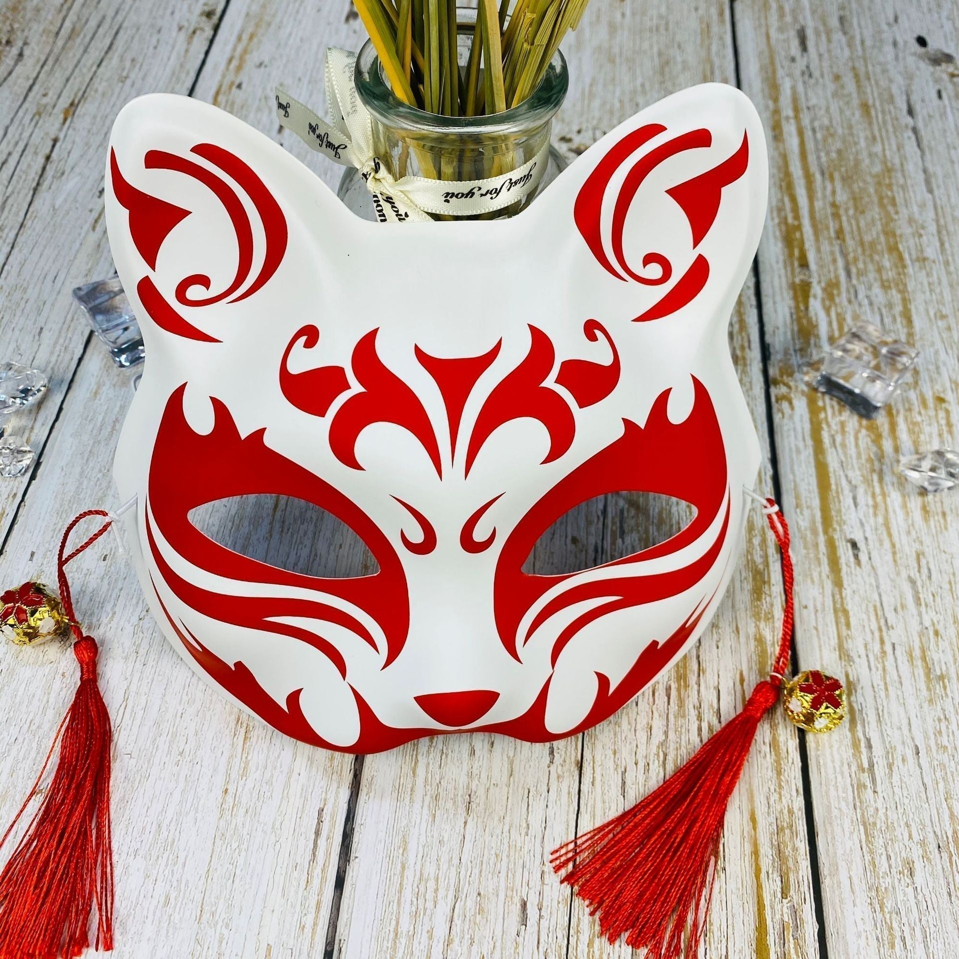 Japanese Halloween Cat Fox Mask