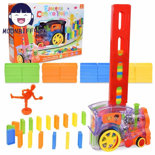 Automatic Laying Domino Brick Train Car