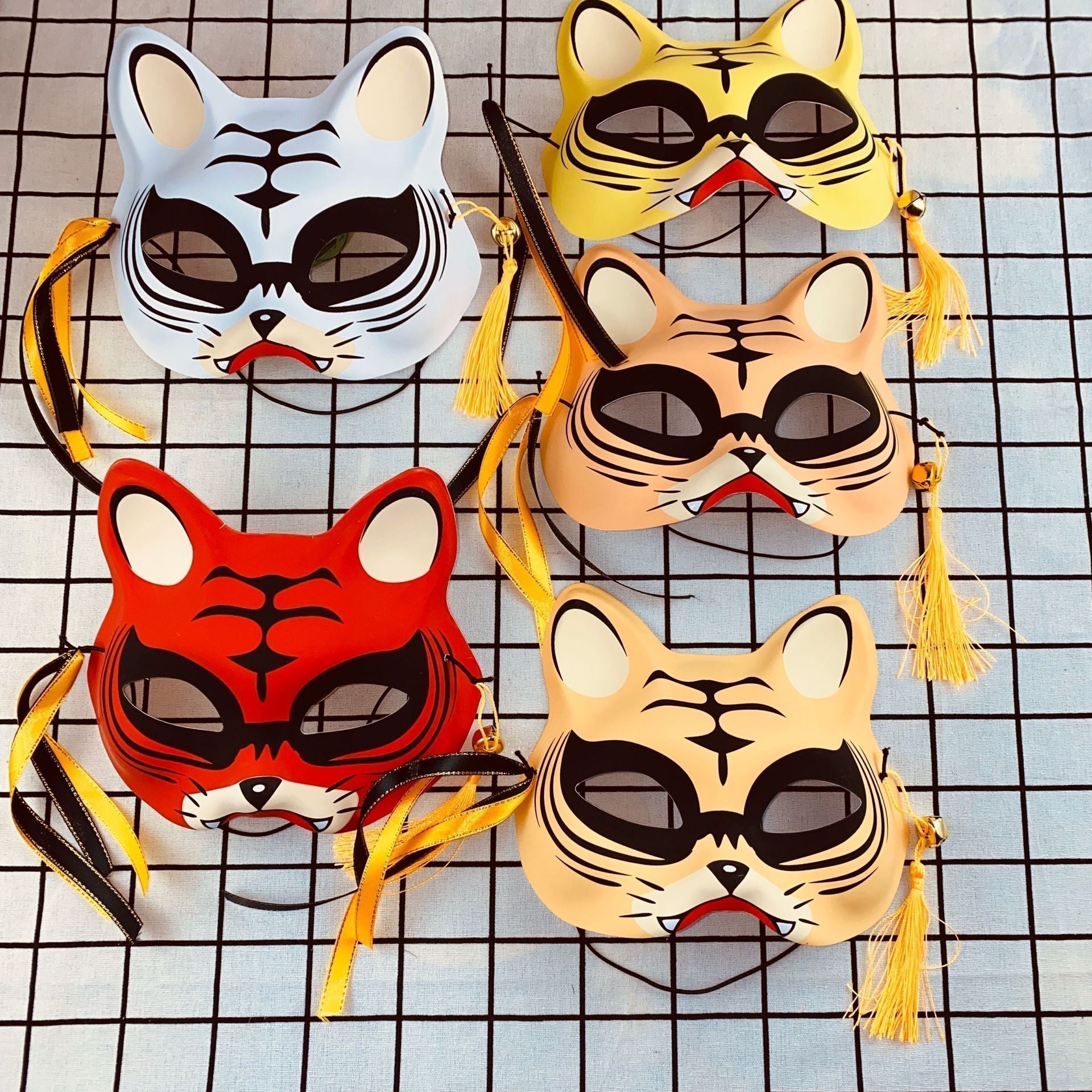 Japanese Halloween Cat Fox Mask