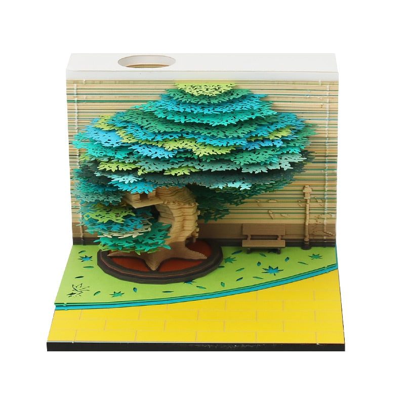 3D Memo Pads Paper Art