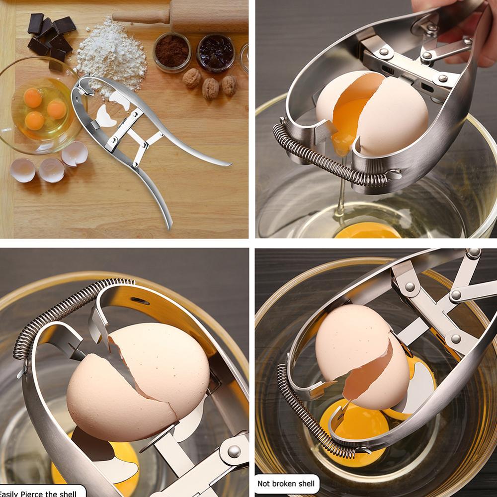 Stainless Steel Egg Cracker