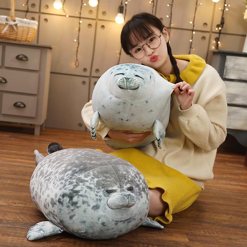 3D Novelty Throw Seal Pillows