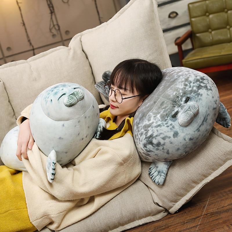 3D Novelty Throw Seal Pillows