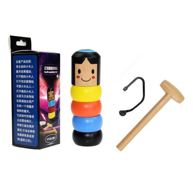 Unbreakable Wooden Man Magic Toy