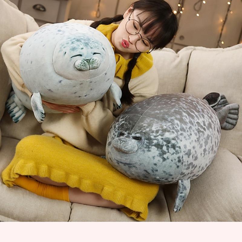 3D Novelty Throw Seal Pillows