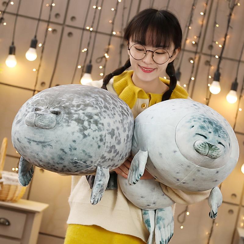 3D Novelty Throw Seal Pillows