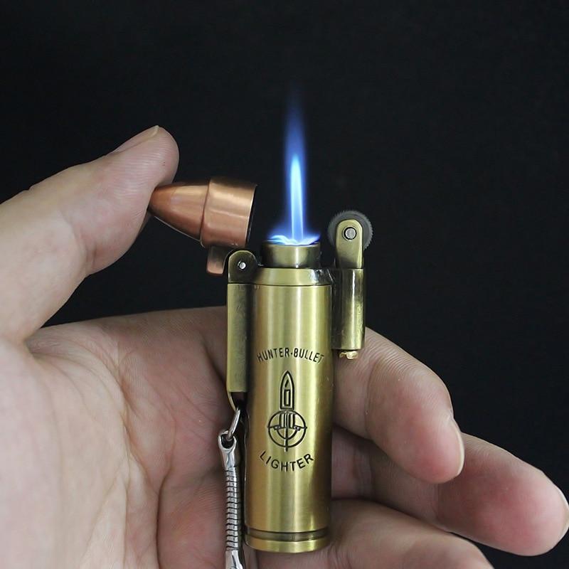 Bullet Flint Jet Torch Lighter Key Chain