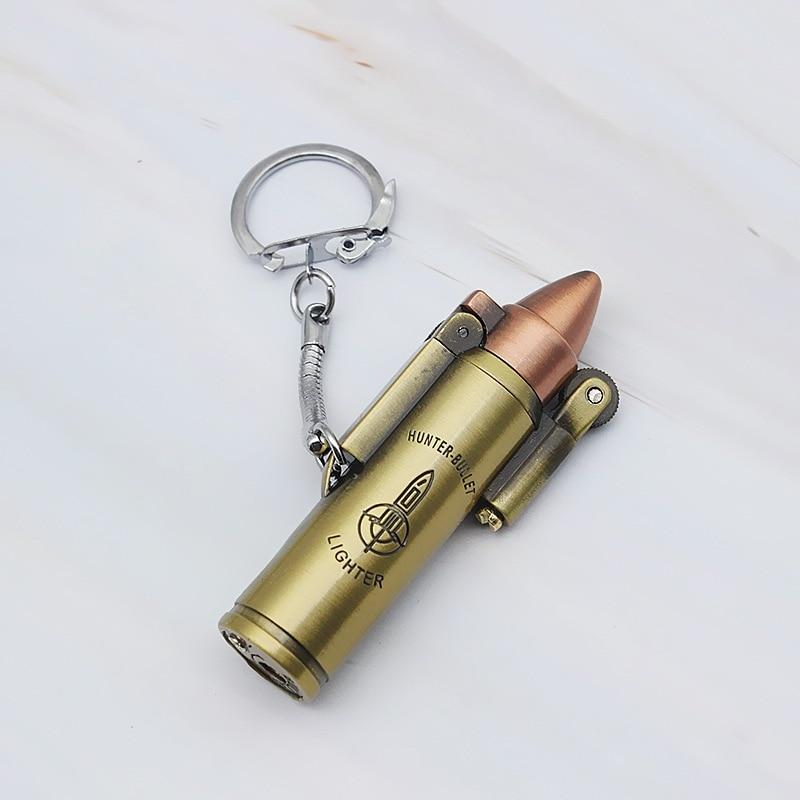 Bullet Flint Jet Torch Lighter Key Chain