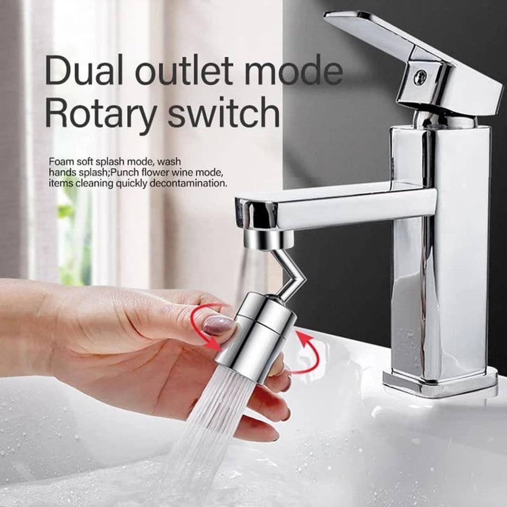 Dual-function Kitchen Sink Faucet 360-Degree