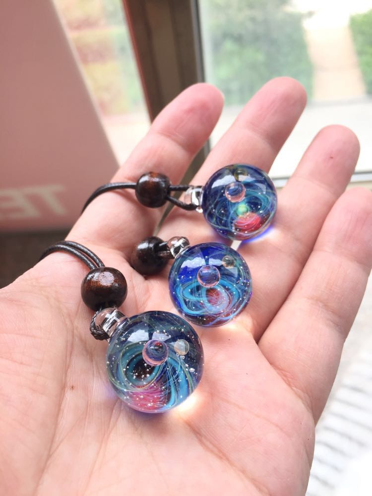 Galaxy Glass Pendant