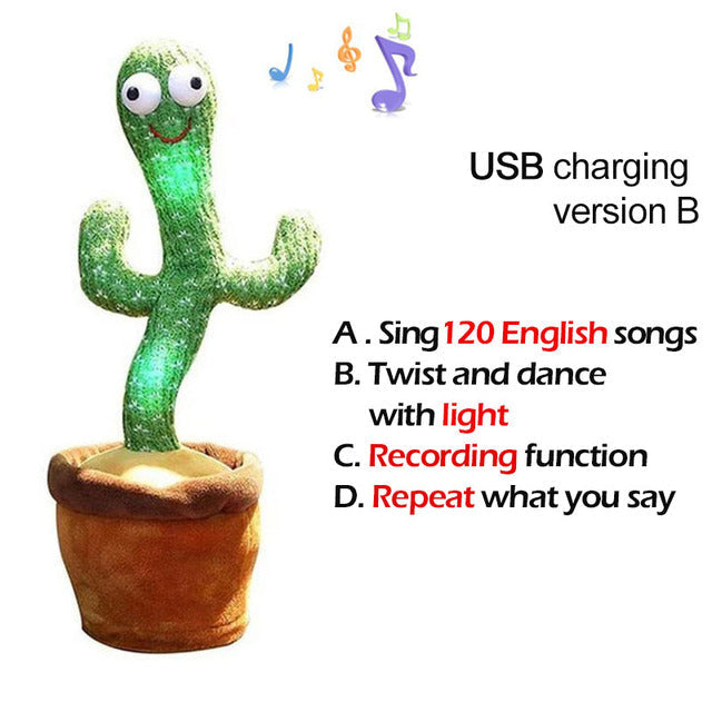 Dancing Cactus Talking Toy