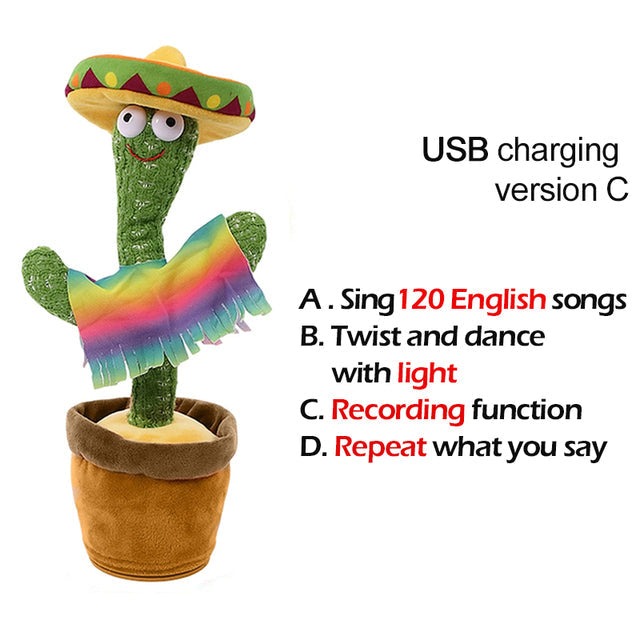 Dancing Cactus Talking Toy