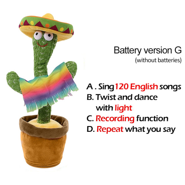 Dancing Cactus Talking Toy