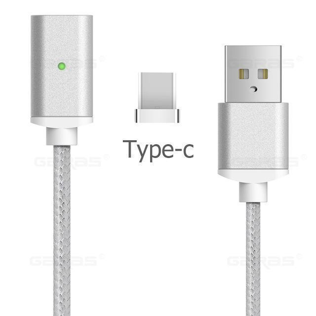 3in1 Magnetic Type-C Charging Cable for Android and iPhone