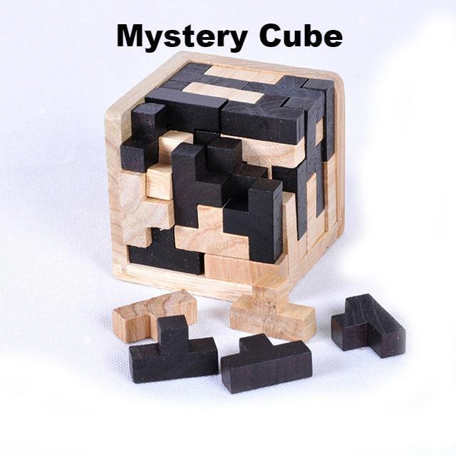 Brain Teasing Wooden Puzzles