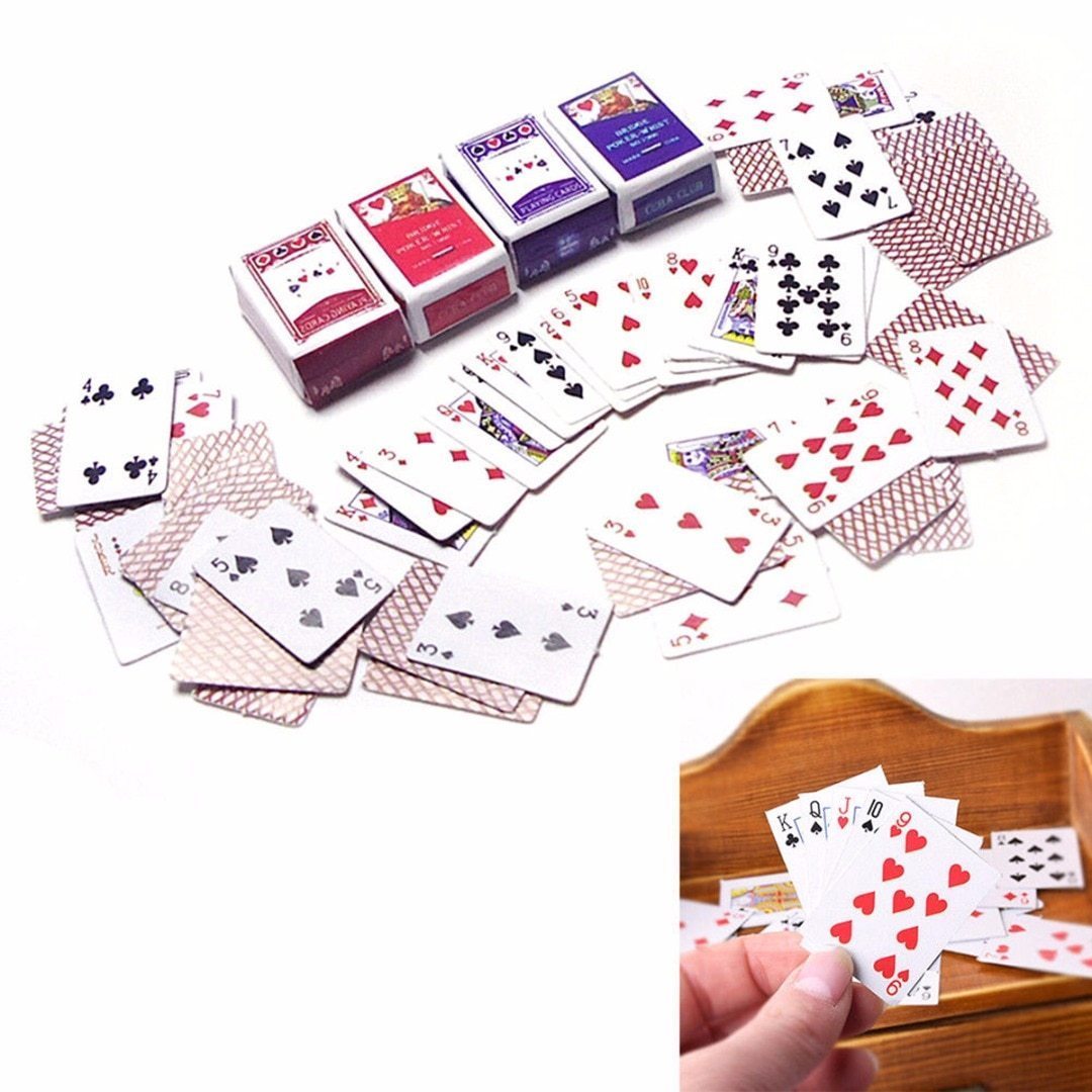 1 Set Mini Poker Playing Cards