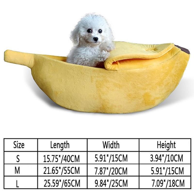 Banana Shape Pet Dog Cat Bed House